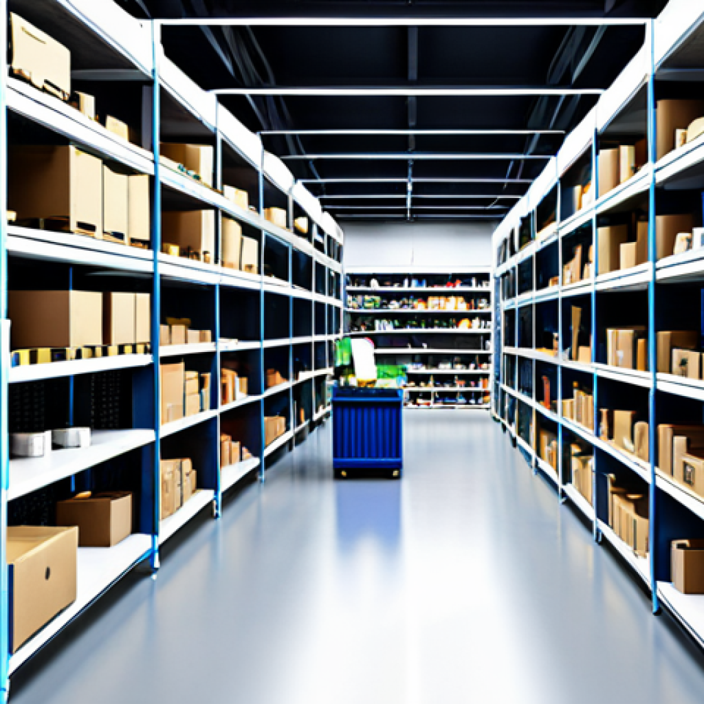 Micro-Fulfillment Center**

"Interior of a brightly lit, automated micro-fulfillment center in a repurposed urban space, robots picking and packing items, shelves stocked with various consumer goods, safe for work, appropriate content, fully clothed workers in professional attire, perfect anatomy, natural proportions, high quality, professional photography, realistic rendering, family-friendly."

**