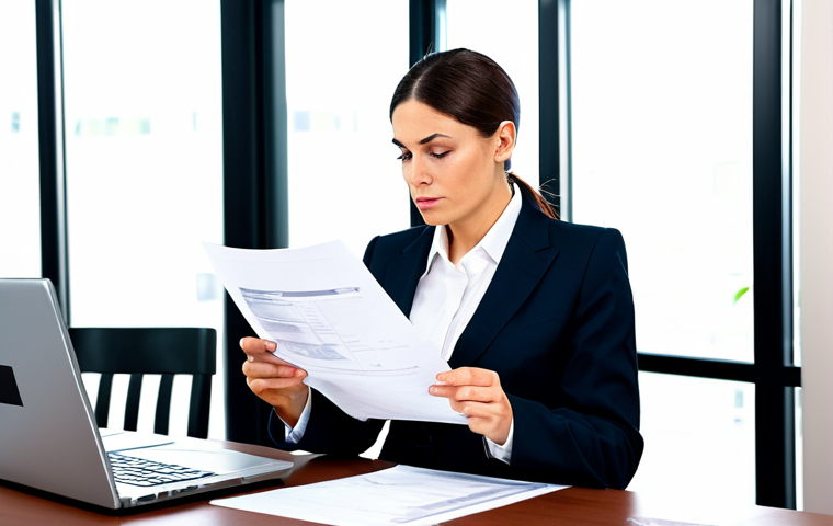 **

"A professional businesswoman, fully clothed in a modest business suit, reviewing a Bill of Lading at her desk. Modern office environment, laptop, organized paperwork. Safe for work, appropriate content, professional, perfect anatomy, natural proportions, high quality."

**