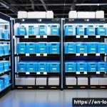 도심형 물류 허브 - **Prompt 1: Urban Micro-Fulfillment Hub in Action**
    A wide-angle, brightly lit interior shot of ...